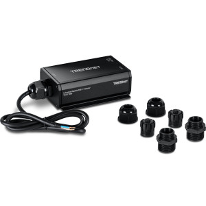 TRENDnet TI-O119GI 95-watt Industrial Gigabit PoE++ Injector, IP67 rated, wall mountable